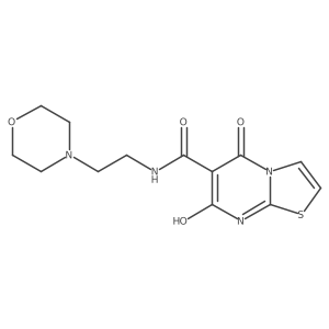 7-hydroxy-N-(2-morpholinoethyl)-5-oxo-5H-thiazolo[3,2-a]pyrimidine-6-carboxamide Structure