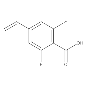 2,6-Difluoro-4-vinyl-benzoic acid Structure