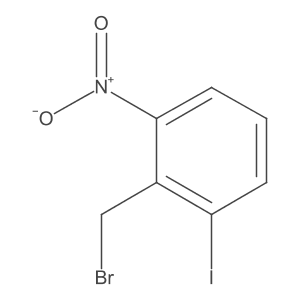 2-(Bromomethyl)-1-iodo-3-nitrobenzene Structure