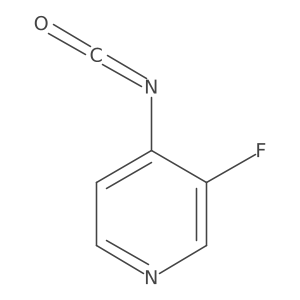 3-Fluoro-4-isocyanatopyridine Structure
