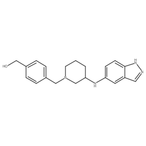 [4-[[3-[(1H-Indazol-5-yl)amino]piperidin-1-yl]methyl]phenyl]methanol Structure