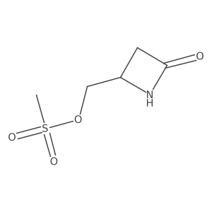 4-(Methylsulfonyloxymethyl)azetidin-2-one Structure