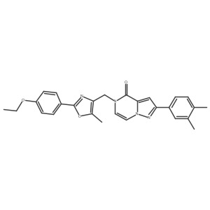 2-(3,4-dimethylphenyl)-5-{[2-(4-ethoxyphenyl)-5-methyl-1,3-oxazol-4-yl]methyl}-4H,5H-pyrazolo[1,5-a]pyrazin-4-one Structure