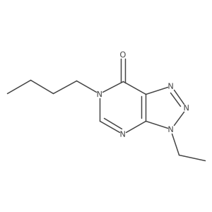 6-butyl-3-ethyl-3H,6H,7H-[1,2,3]triazolo[4,5-d]pyrimidin-7-one Structure