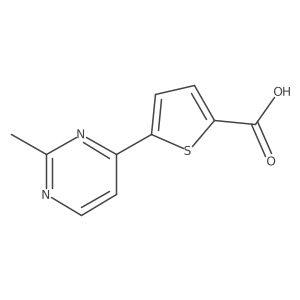 5-(2-Methylpyrimidin-4-yl)thiophene-2-carboxylic acid Structure