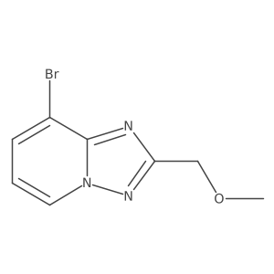 8-Bromo-2-(methoxymethyl)[1,2,4]triazolo[1,5-a]pyridine Structure