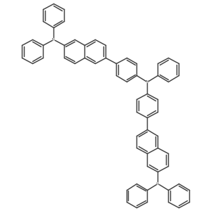 6,6a(2)-[(Phenylimino)di-4,1-phenylene]bis[N,N-diphenyl-2-naphthalenamine]结构式