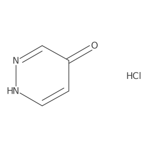 Pyridazin-4(1H)-one hydrochloride结构式