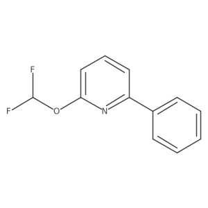 2-(Difluoromethoxy)-6-phenylpyridine结构式
