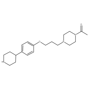 4-[4-[3-(4-Acetylpiperazin-1-yl)propoxy]phenyl]piperidine结构式