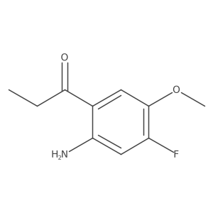 1-(2-Amino-4-fluoro-5-methoxyphenyl)-1-propanone Structure