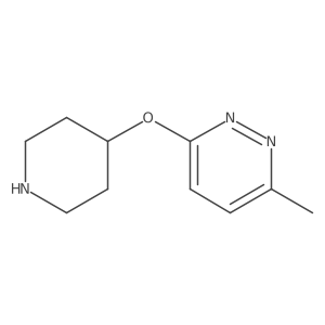 3-Methyl-6-(piperidin-4-yloxy)pyridazine Structure