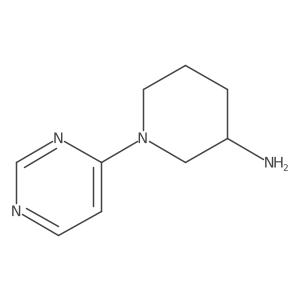 1-(Pyrimidin-4-yl)piperidin-3-amine结构式