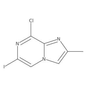 8-chloro-6-iodo-2-methyl-imidazo[1,2-a]pyrazine Structure