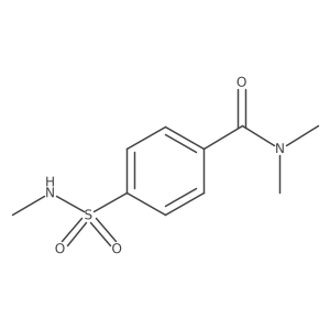 N,N-dimethyl-4-(methylsulfamoyl)benzamide结构式
