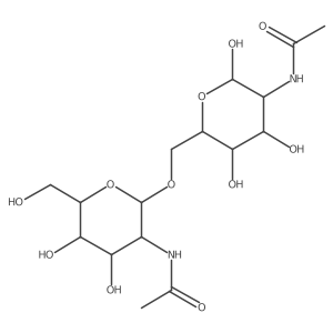 6-O-Glucopyranose N,N'-Diacetylchitobiose结构式