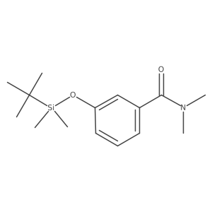 3-((tert-butyldimethylsilyl)oxy)-N,N-dimethylbenzamide Structure