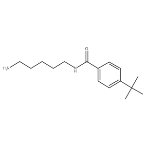 Benzamide, N-(5-aminopentyl)-4-(1,1-dimethylethyl)- Structure
