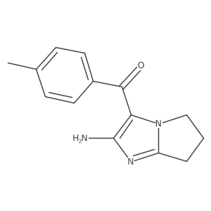 3-(4-methylbenzoyl)-5H,6H,7H-pyrrolo[1,2-a]imidazol-2-amine Structure