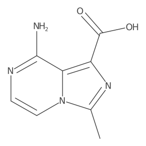 8-Amino-3-methylimidazo[1,5-a]pyrazine-1-carboxylic acid Structure