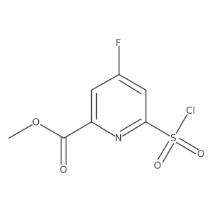Methyl 6-(chlorosulfonyl)-4-fluoropyridine-2-carboxylate Structure