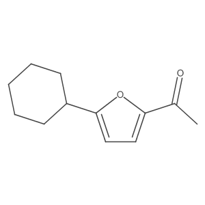 1-(5-Cyclohexylfuran-2-yl)ethanone结构式