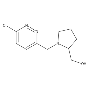 (1-((6-Chloropyridazin-3-yl)methyl)pyrrolidin-2-yl)methanol Structure
