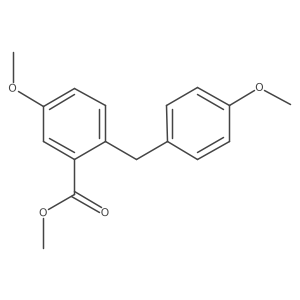 Methyl 5-methoxy-2-(4-methoxybenzyl)benzoate Structure