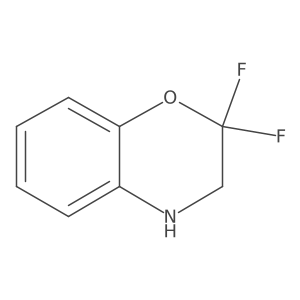 2,2-difluoro-3,4-dihydro-2H-1,4-benzoxazine结构式