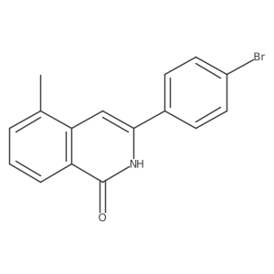 3-(4-Bromophenyl)-5-methyl-1(2h)-isoquinolinone结构式