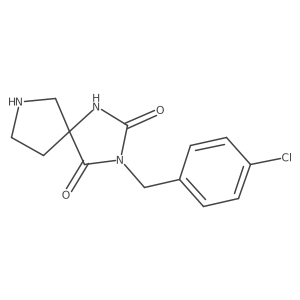 3-(4-Chlorobenzyl)-1,3,7-triazaspiro[4.4]nonane-2,4-dione Structure