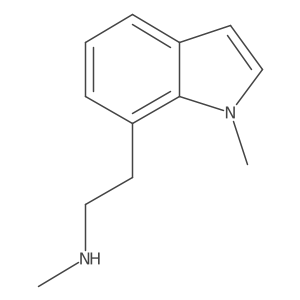 methyl[2-(1-methyl-1H-indol-7-yl)ethyl]amine Structure