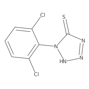 1-(2,6-Dichlorophenyl)-1H-tetrazole-5-thiol Structure