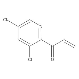 1-(3,5-Dichloropyridin-2-yl)prop-2-en-1-one结构式