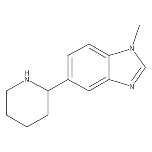 1-methyl-5-(piperidin-2-yl)-1H-1,3-benzodiazole Structure