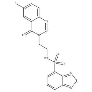 C16H12FN5O3S2 Structure