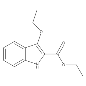 Ethyl3-ethoxy-1H-indole-2-carboxylate结构式