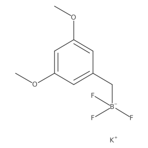 Potassium [(3,5-dimethoxyphenyl)methyl]trifluoroboranuide Structure