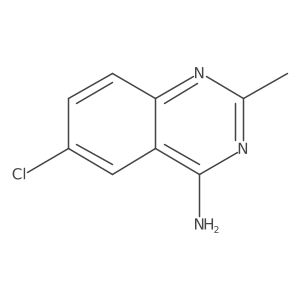 6-Chloro-2-methylquinazolin-4-amine Structure