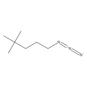 1-Azido-4,4-dimethylpentane Structure