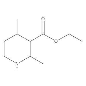 rac-ethyl (2R,3R,4R)-2,4-dimethylpiperidine-3-carboxylate结构式