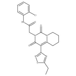 N-(2-chlorophenyl)-2-[4-(5-ethyl-1,2,4-oxadiazol-3-yl)-1,3-dioxo-5,6,7,8-tetrahydro-1H-pyrido[1,2-c]pyrimidin-2(3H)-yl]acetamide Structure