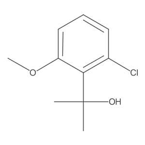 2-(2-Chloro-6-methoxyphenyl)propan-2-ol Structure