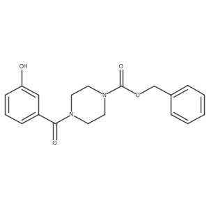 Benzyl 4-(3-hydroxybenzoyl)piperazine-1-carboxylate Structure