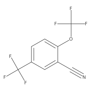 2-Trifluoromethoxy-5-(trifluoromethyl)benzonitrile Structure