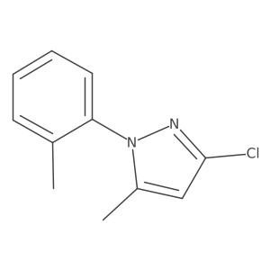 3-Chloro-5-methyl-1-(o-tolyl)-1H-pyrazole结构式