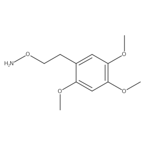 O-[2-(2,4,5-trimethoxyphenyl)ethyl]hydroxylamine结构式