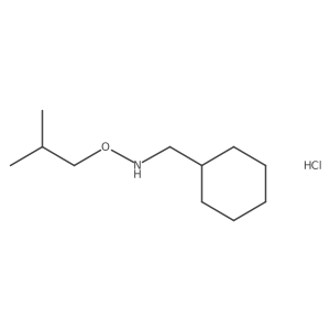 (Cyclohexylmethyl)(2-methylpropoxy)amine hydrochloride Structure