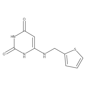 6-((thiophen-2-ylmethyl)amino)pyrimidine-2,4(1H,3H)-dione Structure