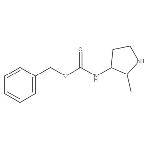 cis-Benzyl (2-methylpyrrolidin-3-yl)carbamate Structure